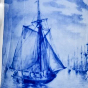 Коллекционная Пивная Кружка «Порт Гамбурга, в 1830 году», фарфор, Berlin Design Германия -1982 год.