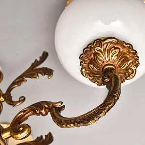 Винтажная Электрическая Бронзовая Трёх рожковая Люстра, СССР 70 -е гг. 