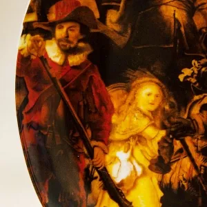 Коллекционная Тарелка «НОЧНОЙ ДОЗОР» Фарфор, Furstenberg, Германия 70-е гг.