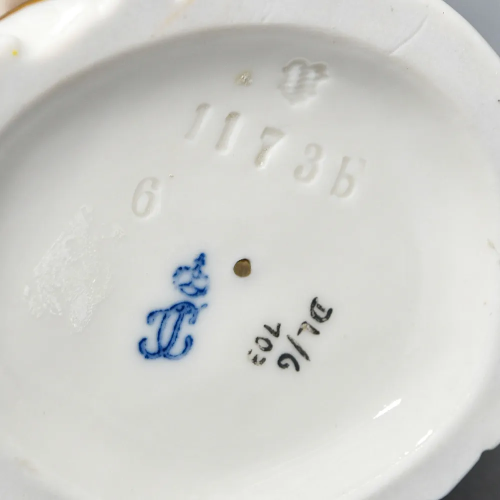 Редкая Фарфоровая статуэтка «Китайский продавец фруктов», Nymphenburg Германия, 50-е гг.