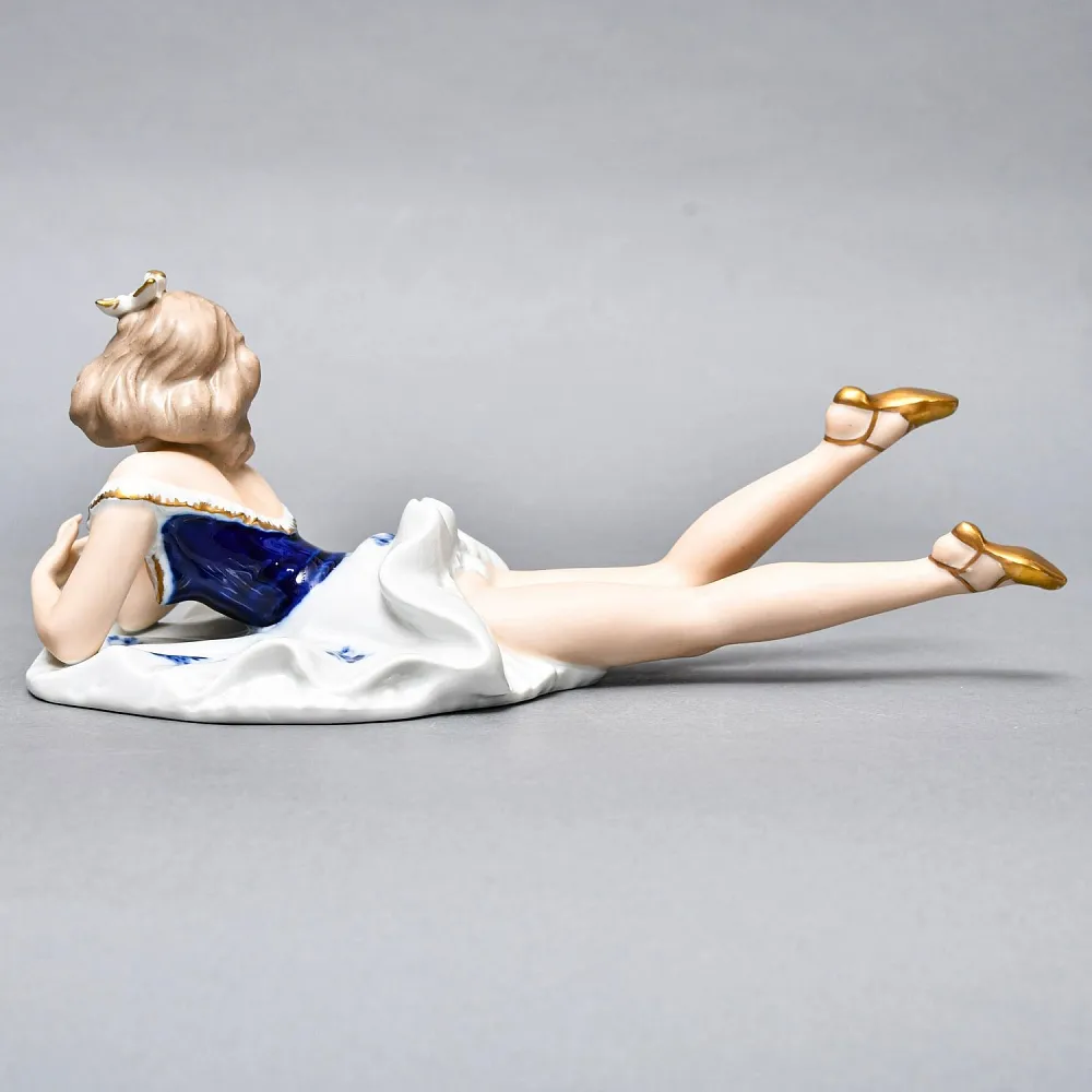 Коллекционная Фарфоровая статуэтка «Танцовщица - балерина», WALLENDORF Германия. 