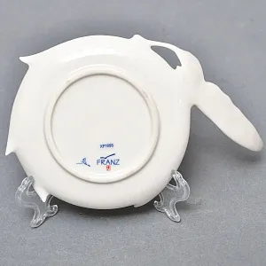 Авторский Фарфоровый Чайный сервиз «Бабочки и стрекозы» на 4 персоны, Franz Collection Тайвань.