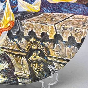 Коллекционная тарелка «Кентерберийские истории. Рассказ рыцаря Франклина», Фарфор The Longton Crown Англия. 