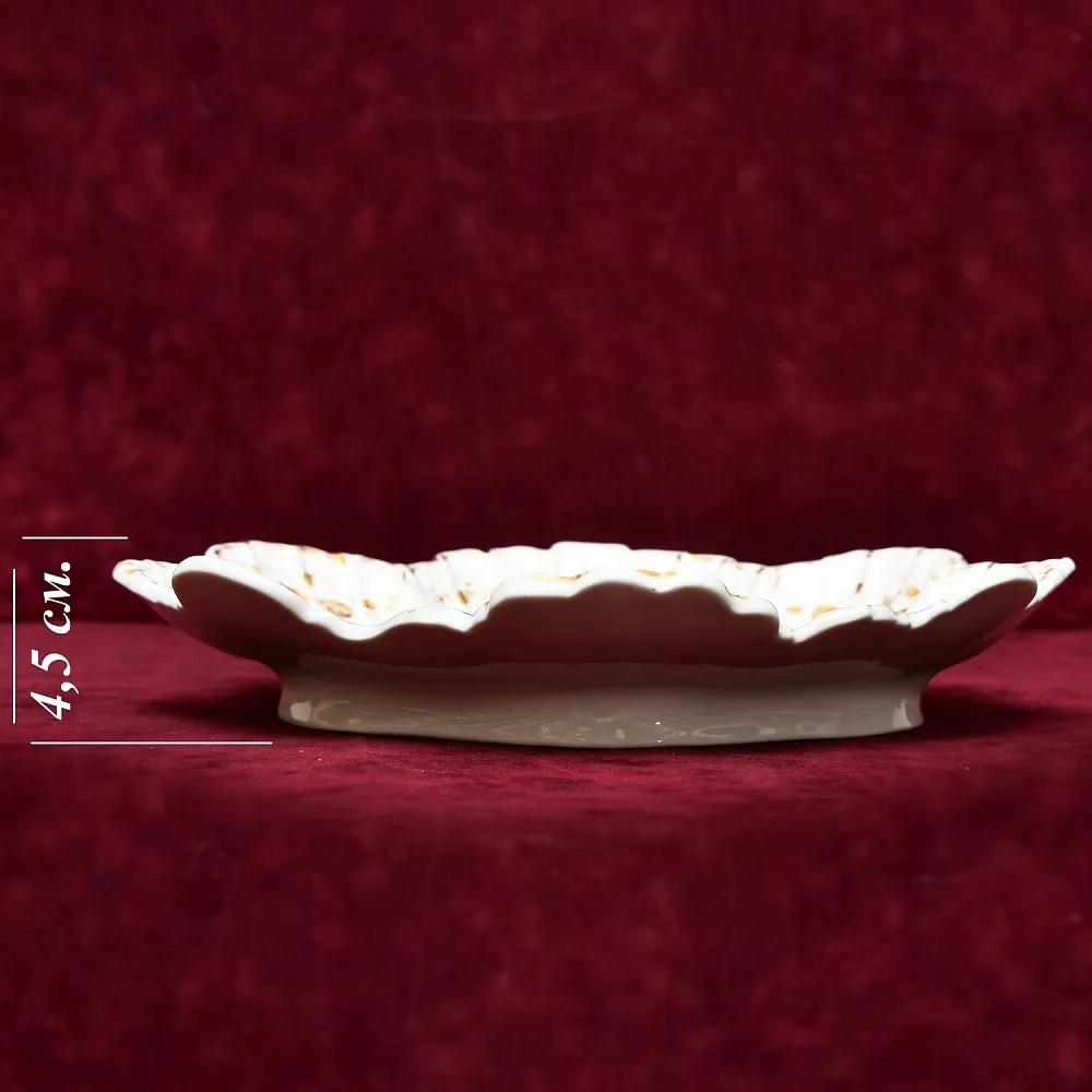 Антикварная Фарфоровая Тарелка - Блюдо «Летний букет с Ромашкой», Германия, конец ХIX - начало ХХ веков.