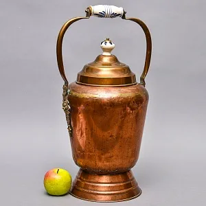 Редкость!!! Старинное Большое Медное Ведро для Угля - Зольник. Англия начало ХХ века.