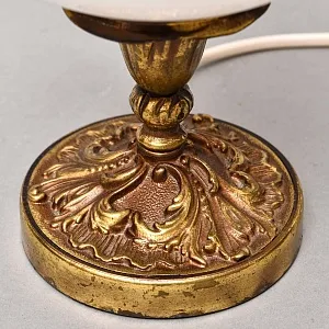 Винтажный Электрический Настольный Светильник - Ночник, бронза СССР 70 -е гг. 