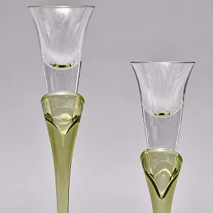 Редкость! Пара Подсвечников серия «Papyrus», Хрусталь Rosenthal Studio Line, Германия -1960 -1969 годы. 