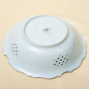 Фруктовница - Сухарница - Блюдо «Голубая Роза», Фарфор PirkenHammer Чехословакия, конец ХХ века.