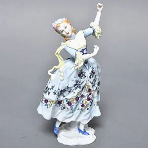 Коллекционная Фарфоровая статуэтка «Танцующая девушка», ROSENTHAL Германия, 1974 - 1982 годы. 