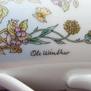 Коллекционная Кофейная пара «Октябрь» Фарфор HUTSCHENREUTHER Германия