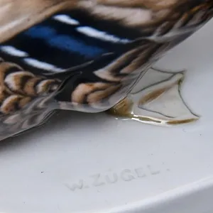 Авторская Фарфоровая статуэтка «Птицы. Утка и селезень», ROSENTHAL Германия, 1974 - 1982 годы.