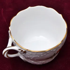 Коллекционая Кофейная пара «Цветочная россыпь», Фарфор MEISSEN Германия, первая половина ХХ века.