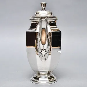 Винтажный Металлический Кофейник - Чайник на 1 л. Silverplated, Christofle Франция. 