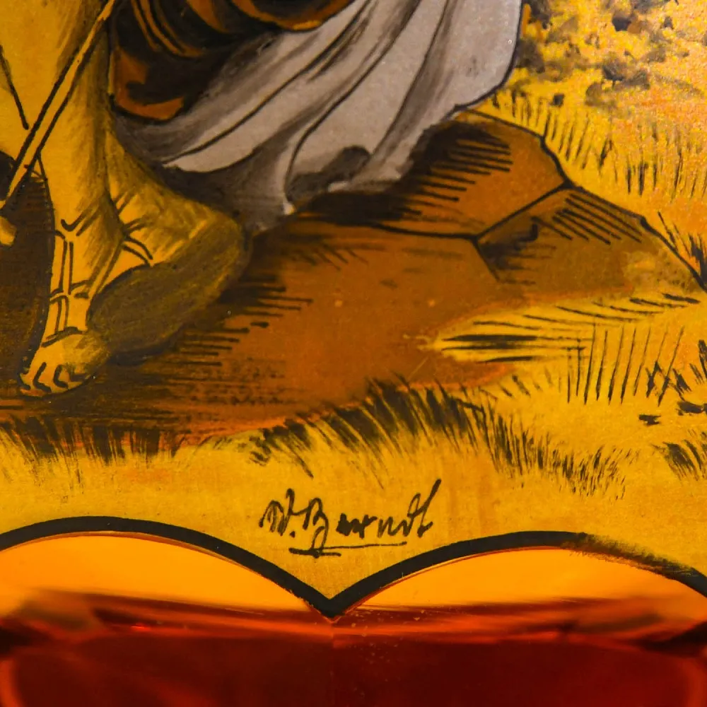 Авторская Коллекционная Ваза - Кубок «Свидание», Хрусталь OERTEL & Co, Богемия.