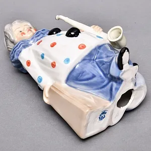 Фарфоровая статуэтка «Клоун с cаксофоном», TENGRA Испания, вторая половина ХХ века.