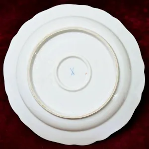 Большое Сервировочное Блюдо - Тарелка для подачи, Фарфор MEISSEN Германия, середина ХХ века.