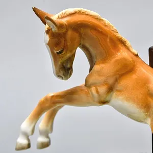 Коллекционная статуэтка «Лошади - Скачущие Жеребята», Фарфор Hutschenreuther Германия, 1970 год.