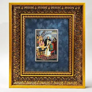 Картина - Панно - Фарфоровая Плакетка «Борис Годунов - В царских палатах», Villeroy & Boch. Германия - 1982 год.