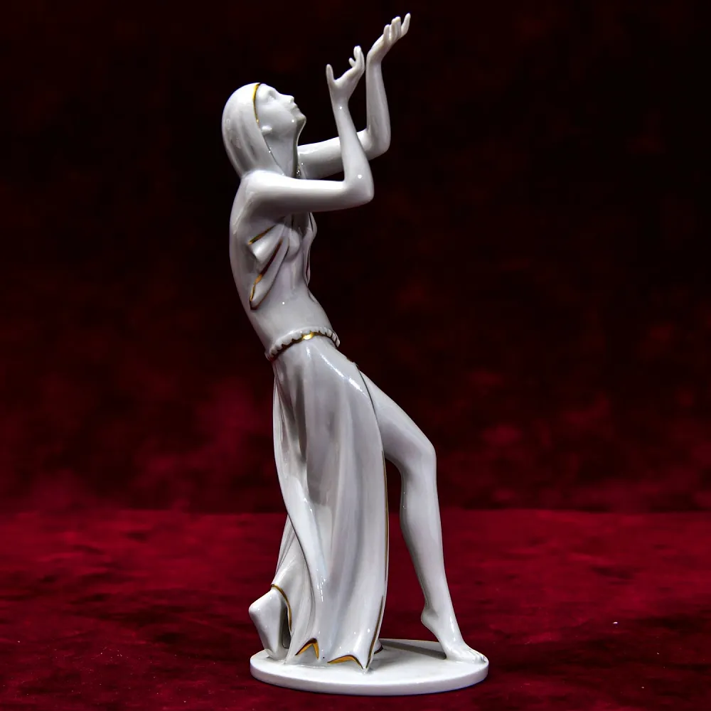 Редкость!!! Авторская Фарфоровая статуэтка «ТАНЕЦ - МОЛИТВА», ROSENTHAL Германия - 1936 год.