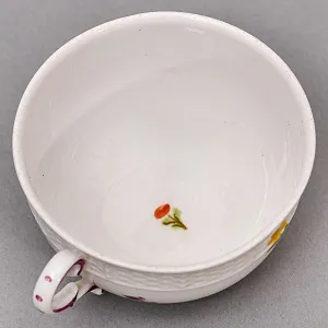 Коллекционная Кофейная пара «Летние цветы», Фарфор Nymphenburg, Германия.