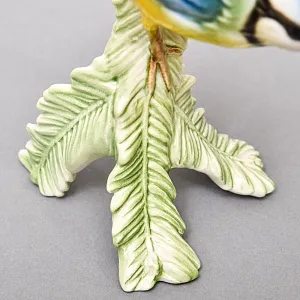 Коллекционная Фарфоровая статуэтка «Птица - Синица на еловой ветке», Goebel Германия -1979 год. 