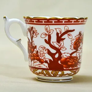 Коллекционная Кофейная Пара «Китайский сад», фарфор Crown Staffordshire, Англия.