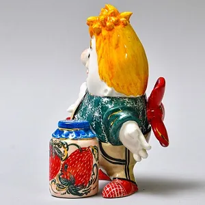 Авторская Коллекционная Фарфоровая Статуэтка «КАРЛСОН», Россия.