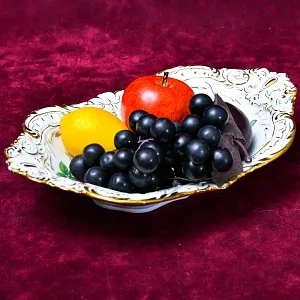 Коллекционное Сервировочное Блюдо - Сухарница - Тарелка,  Фарфор MEISSEN Германия, 1924 - 1934 года.