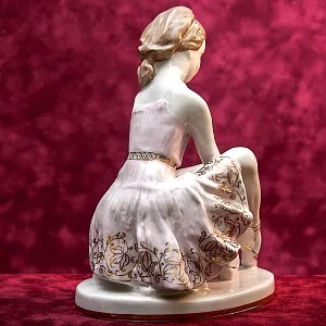 Редкость! Авторская Фарфоровая статуэтка «Юная балерина Татьяна Пилецкая», ЛФЗ СССР 1950–1960 годы. 