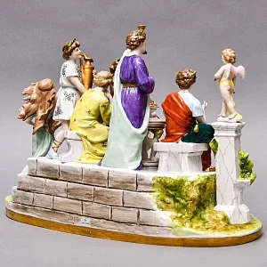 Редкость! Коллекционная Фарфоровая статуэтка «ТРИУМФ», Scheibe-Alsbach Германия, 1962 - 1972 годы. 