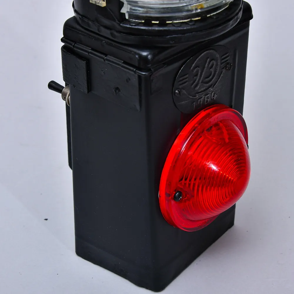 Винтажный Железнодорожный Сигнальный Вагонный Фонарь, СССР.