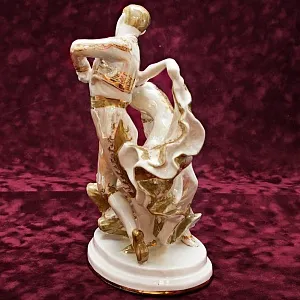 Авторская Коллекционная Фарфоровая статуэтка «Испанский танец», СССР ЛЗФИ, 1967 - 1983 годы.