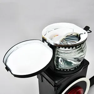 Большой Винтажный Железнодорожный Сигнальный Вагонный Фонарь, СССР.