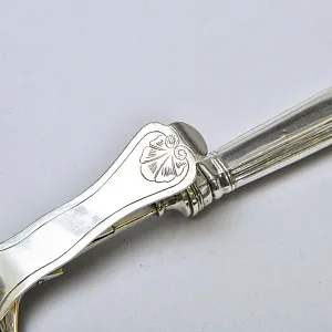 Антикварная Лопатка с фиксатором для подачи готовых блюд, SHEFFIELD Англия, первая половина ХХ века.