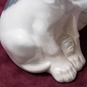 Фарфоровая Статуэтка Собаки - «Два щенка» ROYAL COPENHAGEN,  Дания 1969 -1974 года.