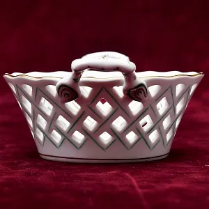 Фарфоровая Вазочка - Сухарница - Мелочевница «Индийский Цветок» , HEREND Венгрия.