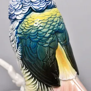 Коллекционная Фарфоровая Статуэтка «Птица - Золотой Фазан», Карл Энс / Karl Ens, Германия, 50-е гг. 