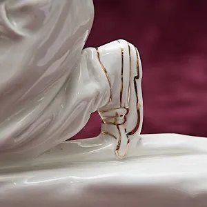 Фарфоровая Статуэтка «Лыжница», ПФЗ Песочное, СССР -1963 год.