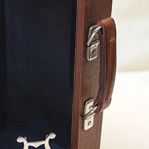 Дизайнерская Электрическая Настольная Лампа Светильник «Труба в Кофре» - 1965г».