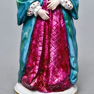 Полная Коллекционная серия Фарфоровых статуэток «Генрих VIII и его шесть жен», Sitzendorf Германия.