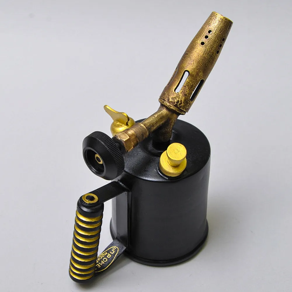 Винтажная Малая Бензиновая Горелка - Паяльная Лампа «ПРОМЕТ», СССР -60-е гг.