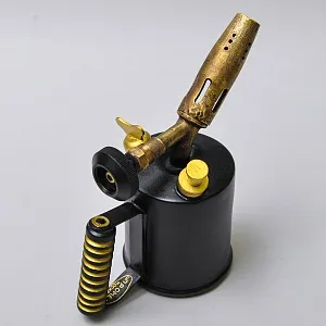 Винтажная Малая Бензиновая Горелка - Паяльная Лампа «ПРОМЕТ», СССР -60-е гг.