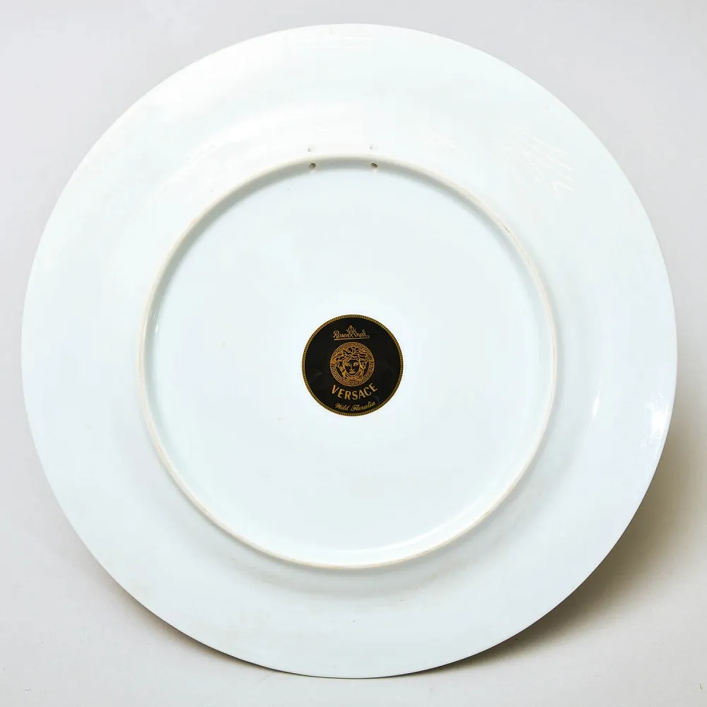 «Wild Floralia» - Коллекционная Фарфоровая Тарелка - Блюдо, VERSACE, Rosenthal Германия - 2002 год.