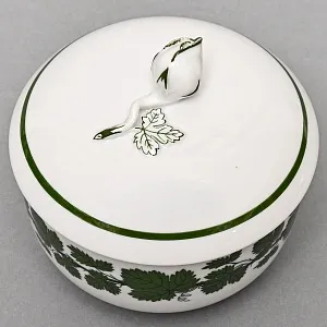 Фарфоровая Сахарница - Бонбоньерка - Шкатулка «Виноградная лоза», MEISSEN Германия.