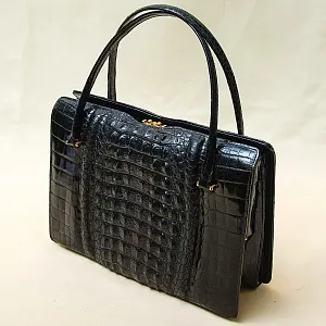 Дамская Сумка из Натуральной Крокодиловой Кожи Западная Германия 50 -е годы ХХ века..
