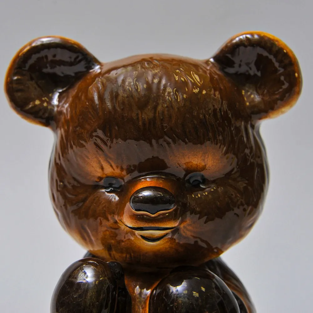 Коллекционная Фарфоровая Статуэтка «Олимпийский Мишка - Боксер», Россия.