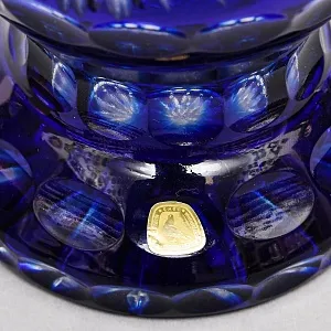 Винтажная Ваза для Цветов, Цветной Хрусталь, SCHONBORNER, Германия 60-е гг. 