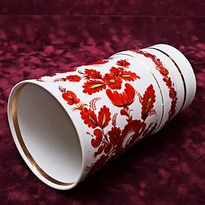 Агитационная! Подарочная Фарфоровая Ваза «Госкомспорт СССР» Барановский ФЗ CCCР - 70 гг.