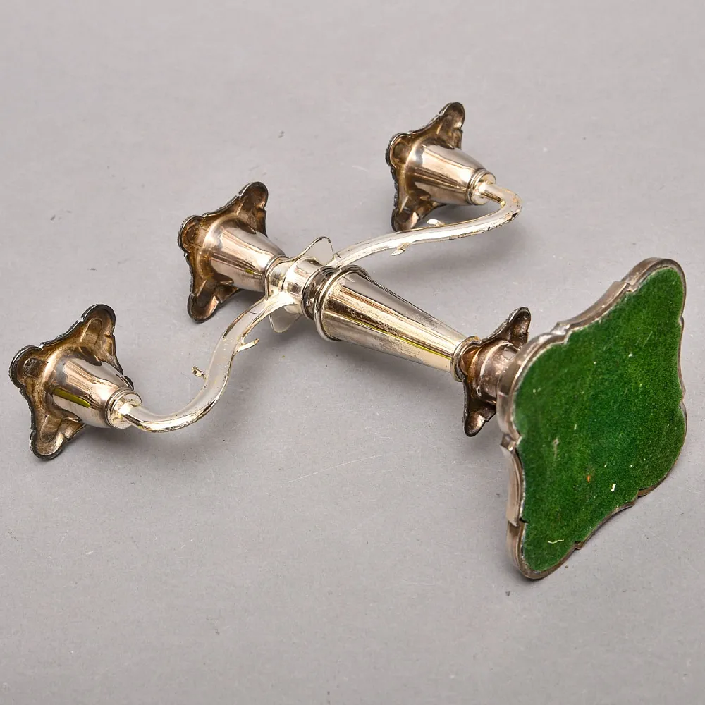 Парные Канделябры - Подсвечники на три свечи Silverplate, SHEFFIELD Англия середина ХХ века.