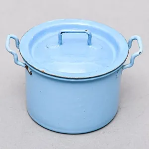 Редкость! Винтажная Игрушка - Кукольный детский набор - Плита с Посудой, Германия середина ХХ века.